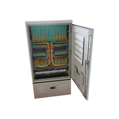 China FTTH FTTB FTTX network multi cores fiber optic distribution cabinet for ourdoor FTTX network for sale