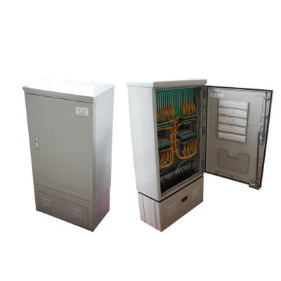 China FTTH FTTB FTTX Outdoor FTTX Network 24 48 72 Fiber Optic Network 96 Core Fiber Optic Cross Link Cabinet for sale