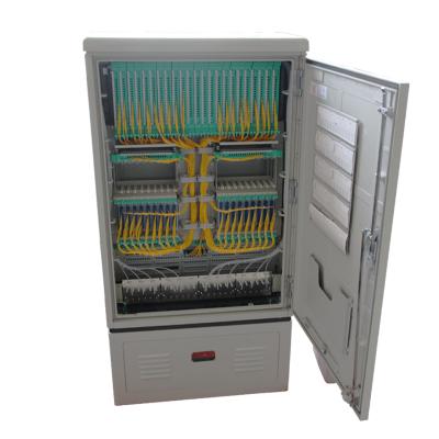 China FTTH FTTB FTTX Network Stainless Steel Fiber Optic Cross Connect Cabinet For Multi Cores Optical Fiber For FTTH FTTB FTTX Network for sale