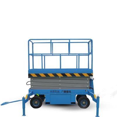 China Widely Professional Manufacture of Hydraulic Scissor Lift Platform Aerial Work Truck Mobile Light Cargo Lift for sale