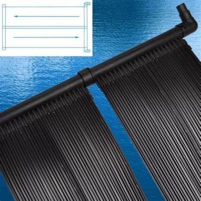 China Universal High Quality Cooling Circuit Vacuum Flat Plate PVC Tibe Solar Pool Heater Panels for sale