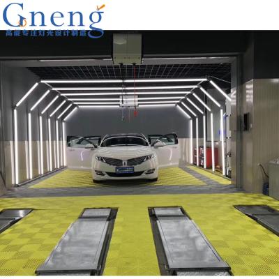 China Car Beauty Station Lighting Factory ZG/E1011 Car Showroom Lamp Shadowless Design and Professional Led Tunnel Shape Auto Detailing Light for sale