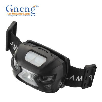 China ABS+PC Amazon Waterproof Adjustable Angle XPE 3W Rechargeable Smart Motion Sensor Portable Hot Selling Head Lamp for sale