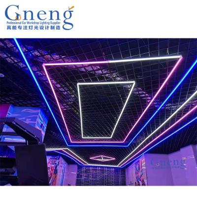 China Factory Price 0.4m 0.6m 1.2m Led Batten Lights Hexagon Light Customized Modern Ceiling Lights ZT/C202 for sale