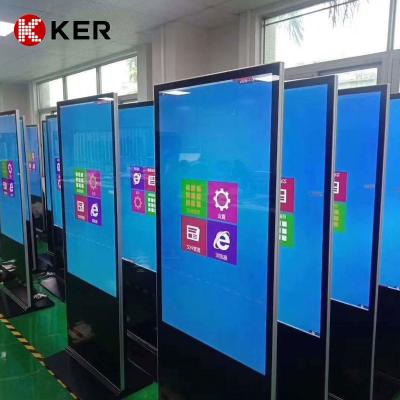 China Floor standing vertical tv touch screen kiosk 4k outdoor advertising player display screen HD lcd led digital signage for sale