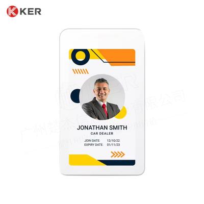 China Office Electronic Employee Digital Work Badge Access Control Employee Event name VIP Card ID Badge PVC NFC Card for sale