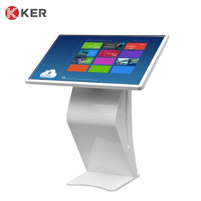 China Indoor Floor Standing 55 Inch 1920*1080 Interactive Information Kiosk for sale