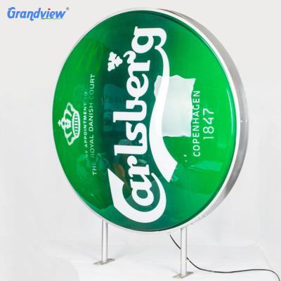 China Outdoor And Indoor Outdoor Double Side Acrylic Vacuum Forming Led Light Box For Beer Shop for sale