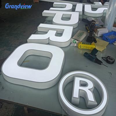 China Front-lit Stores Led Acrylic Letter Outdoor Led Acrylic Letter Sign Custom Design And Size for sale