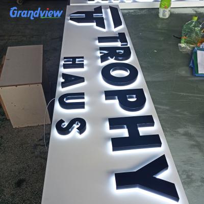 China waterproof & Aging Resistance Illuminated 3D Letter Sign Led Outdoor Custom Metal Sign Letters Channel for sale