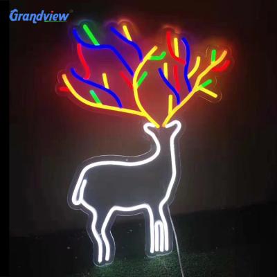 China Buildings Dropshipping Neon Sign Acrylic Led Electronic Neon Sign Merry Christmas Neon Signs for sale