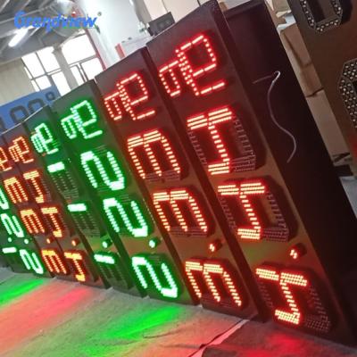 China Gas Station Price Board Red Electronic Number / Outdoor Waterproof Green Gasoline Price Sign Display Board for sale