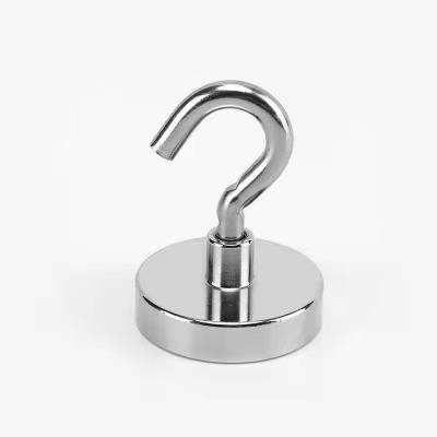 China Strong Neodymium NdFeB Magnet Industrial Fishhook Magnet for sale