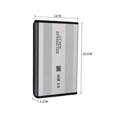 China Hard Drives Box USB 2.0 Ethernet HDD Shockproof Enclosure 3.5 Inch External Hard Drive Case for sale