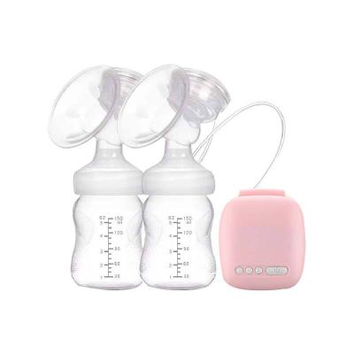 China BPA Free Rechargeable Portable Hand Breast Pump Women Baby Electric Portable Breast Milk Double Pump for sale