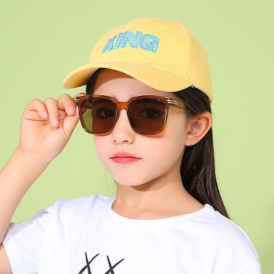 China New 2022 square sunglasses shape square boys and girls children's sunglasses universal UV protection baby sunglasses for sale