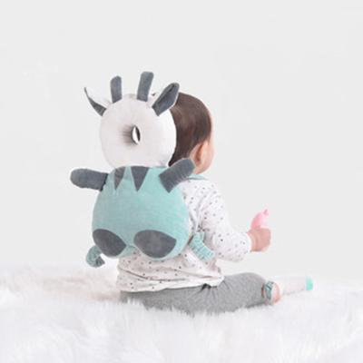 China Multifunctional Baby Velvet Fabric Baby Head Protection Learning To Walk Baby Protector Traction Anti-fall Head Pillow With Anti-lost Rope for sale