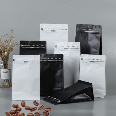 China Seal Moisture Proof Foil Recyclable Waterproof Convenient Engraving Printing Bpa Free Storage Valve Black Free Sample Plastic Custom Coffee Bags for sale