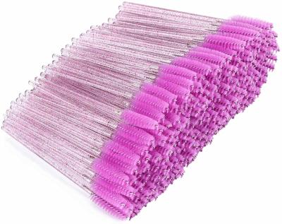 China Factory Promotion 50 Pcs/bag Popular Detergent Lash Cleansing Brush Salon Lash Sweep Wholesale Disposable Mascara Wand Eyelash Brush for sale