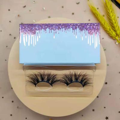 China 25-30 Times 2021 Bestseller 100% Mink EyeLashes Fluffy Full Strip 3D 20mm False Eyelashes Cruelty Free Eyelashes for sale