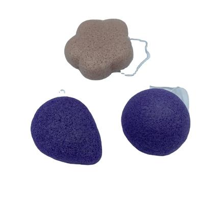 China All Natural Soft Exfoliating Facial Cleansing Konjak Pads For Body Skin Exfoliate Natural Konjac Sponge for sale