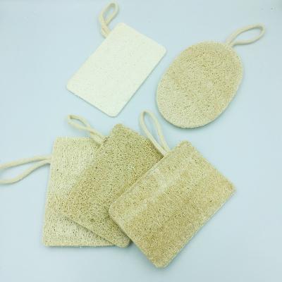 China Sustainable Soft Organic Soap Scrubber Dish Sponge Pads Loofah Dry Loofah For Clean Bowl Kitchen Cleaner for sale