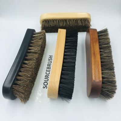 China Car Dust Brush Interior Car Dust Cleaning Interior Cleaning Brush With Wooden Handle Nylon Stiffens Auto Vehicle Seat Wash Brush for sale