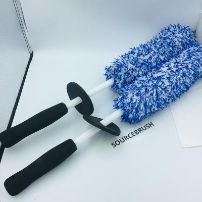 China Universal Car Cleaning Microfiber Wheel Brush Car Cleaning Microfiber Wheel Brush For Auto Tire Rim Vehicle Car Wash Brush for sale