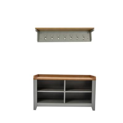 China Modern Practical Furniture In Salon Multiple Compartments And Large Space With Hooks For Storing Shoe Cabinets for sale