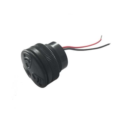 China Factory Hot Sale Plastic Piezo Buzzer 5~25VDC Piezo Buzzer PCB Mount Active Type 32.5*23.1mm for sale