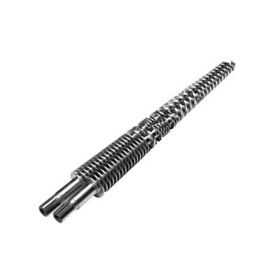 China Professional 110/220 Conical Twin Screw Barrel For Pvc Supporting Suzhou Equipment Factory for sale