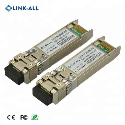 China 10GBASE-BX Link-all 10G Tx1270/Rx1330nm 40KM BiDi SFP+ Module for sale