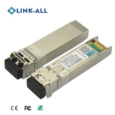 China Link-All Single Mode ZR 80KM DWDM 10G SFP+ Transceiver LADX-D55S-ZR for sale