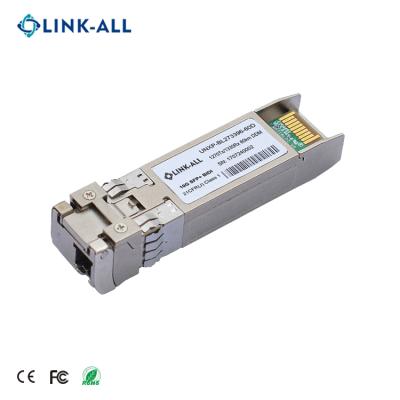 China Link-all SFP LASX-T 2733(3327) S-60 Module 60km 10G Tx1270/Rx1330 BiDi SFP Optical Transceiver for sale