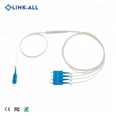 China CATV & Data Transmission & PON System Link All PLC 1*4 G657A2 Micro Fiber Gpon Fiber Optic Splitter for sale