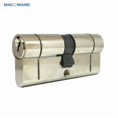 China Metal Door High Security Chrome Plated Quality 60-120mm Europrofile Anti-break And Anti-drill Mortise Lock Brass Cylinder for sale