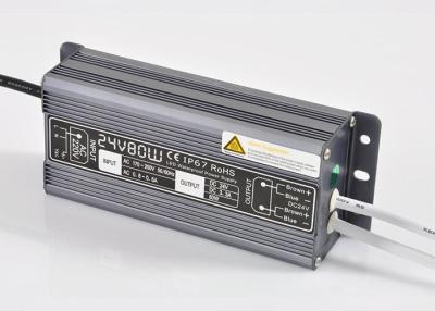 China IP67 DC12V Single LED Driver Switched Mode Power Supply 80W Aluminum shell for sale