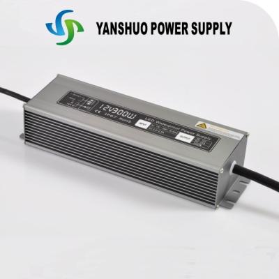 China 300 W Waterproof LED Driver AC/DC for LED Strip 260 x 72 x 52mm for sale