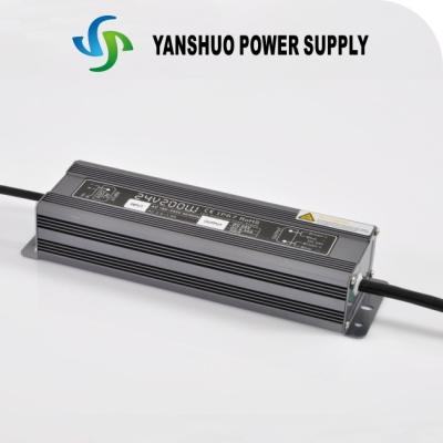 China Light Weight 200W LED Driver Aluminum IP 67 DC 24V 2 Years Warranty for sale