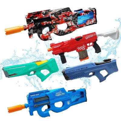 China Funny game 2023 summer new many hot colors on the water gun toys electric water gun for sale