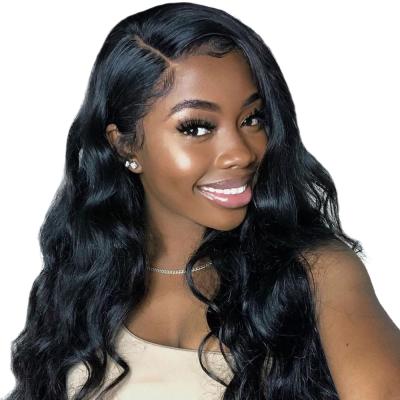 China 2020 Wavy New Style Hair Wig For Black/White Women Brazilian Body Wave Hair Lace Front Wigs With Baby Hair for sale