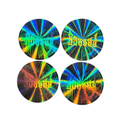 China Manufacturer Customized Quality Security Holographic Die Cut Laser Label Hologram Sticker for sale