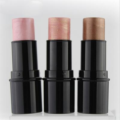 China Moisturizer Wholesale Private Label Makeup 3 Color Highlighter Makeup Highlighter Concealer Shimmer Damping Custom Stick for sale