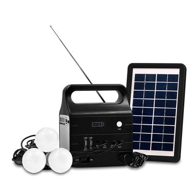 China DOWEM New Style Residential Solar Energy Saving Lighting System Kit Solar Lighting System With Wireless For Home And Indoor for sale