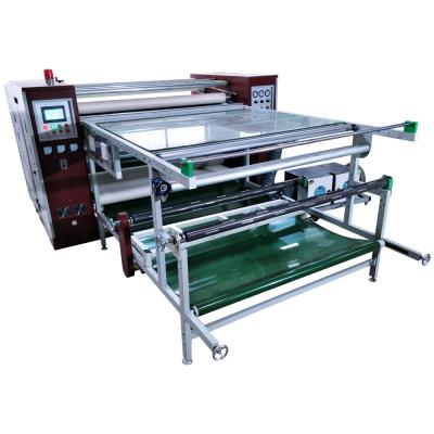 China Sportsware Full Automatic Double Drum Intelligent Roller Sublimation Multifunctional Heat Press Machine For Textile for sale