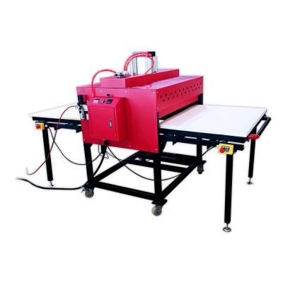 China Heat Transfer Pictures Large Format Pneumatic Double Stations Heat Press Machine for sale