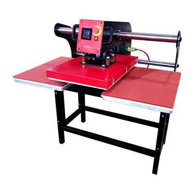 China Fabric Printing High Working Speed ​​Dual Speed ​​Industry Use Large Format Station Pneumatic Heat Press Machine For T Shirt , Fabrics for sale