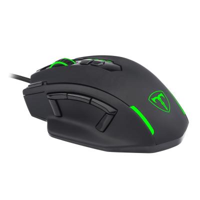 China Wholesale Programmable High DPI Buttons RGB Gaming Mouse 12400 DPI USB Wired Ergonomic Gamer Mouse for sale