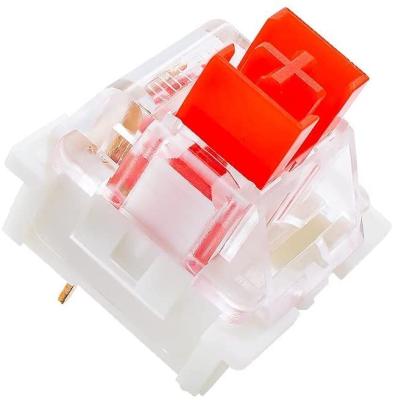 China Hot Swappable Hot Selling Red Switches 3 Pin Hot Swappable Linear Key Switches For Mechanical Gaming Keyboard for sale