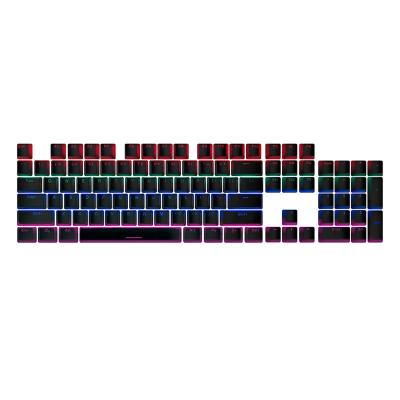 China Sublimation Gaming Dye Sublimation PBT Keycaps Double Shot Backlight Process Keycaps For Switch Mechanical Keyboard for sale